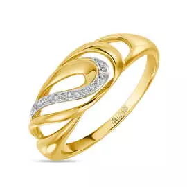 Золотое кольцо c бриллиантами