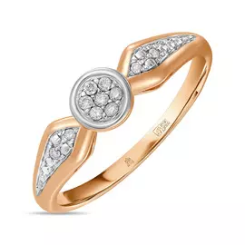 Золотое кольцо c бриллиантами