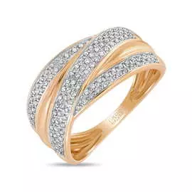 Золотое кольцо c бриллиантами