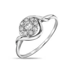 Золотое кольцо c бриллиантами