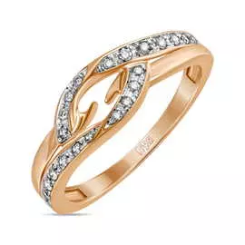 Золотое кольцо c бриллиантами