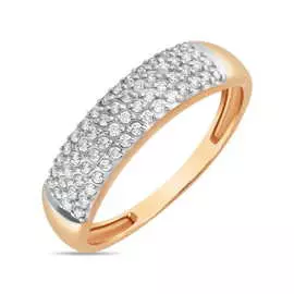 Золотое кольцо c бриллиантами