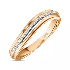 Золотое кольцо c бриллиантами