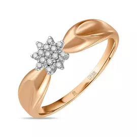 Золотое кольцо c бриллиантами