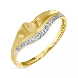 Золотое кольцо c бриллиантами