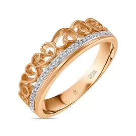 Золотое кольцо c бриллиантами