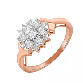 Золотое кольцо c бриллиантами