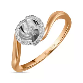 Золотое кольцо c бриллиантами