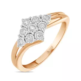 Золотое кольцо c бриллиантами