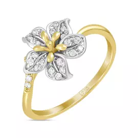 Золотое кольцо c бриллиантами