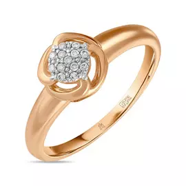 Золотое кольцо c бриллиантами