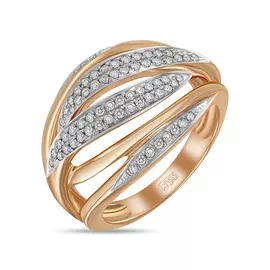 Золотое кольцо c бриллиантами