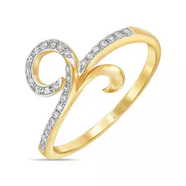 Золотое Кольцо c бриллиантами