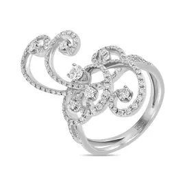 Золотое кольцо c бриллиантами