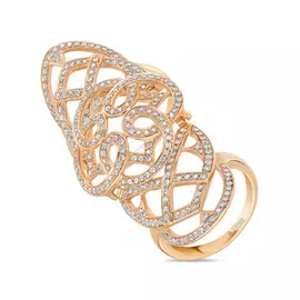 Золотое кольцо c бриллиантами