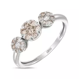 Золотое кольцо c бриллиантами