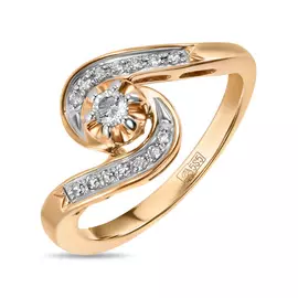 Золотое Кольцо c бриллиантами