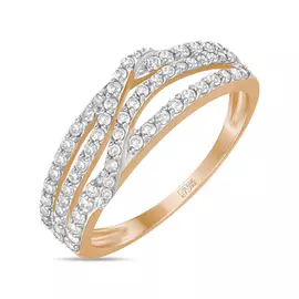 Золотое кольцо c бриллиантами