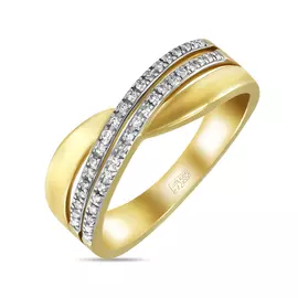 Золотое кольцо c бриллиантами