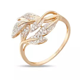 Золотое кольцо c бриллиантами