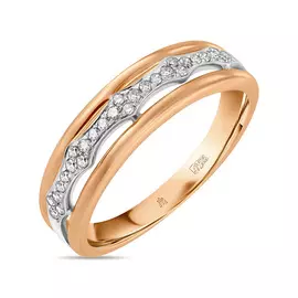 Золотое кольцо c бриллиантами