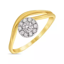 Золотое Кольцо c бриллиантами