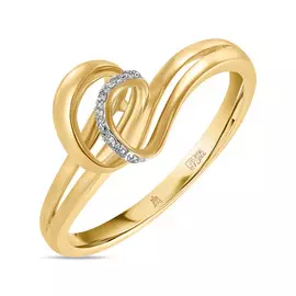 Золотое кольцо c бриллиантами