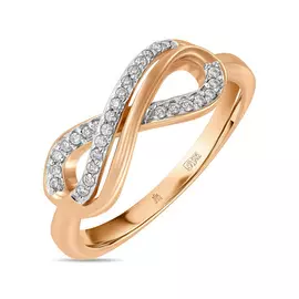 Золотое кольцо c бриллиантами