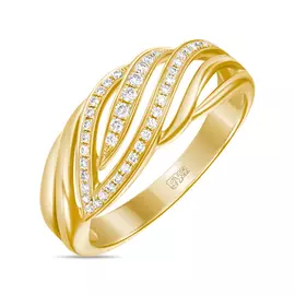 Золотое кольцо c бриллиантами