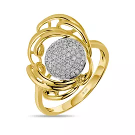 Золотое кольцо c бриллиантами