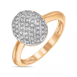 Золотое кольцо c бриллиантами