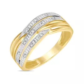 Золотое кольцо c бриллиантами