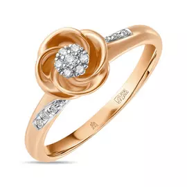 Золотое кольцо c бриллиантами