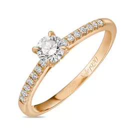 Золотое Кольцо c бриллиантами