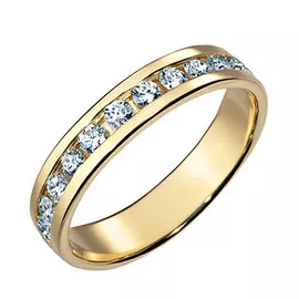 Золотое кольцо c бриллиантами