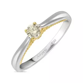 Золотое кольцо c бриллиантами