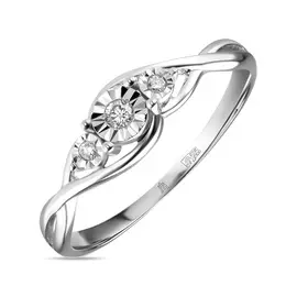 Золотое кольцо c бриллиантами