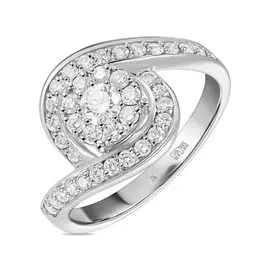 Золотое кольцо c бриллиантами