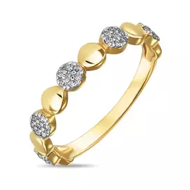 Золотое кольцо c бриллиантами