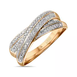 Золотое кольцо c бриллиантами