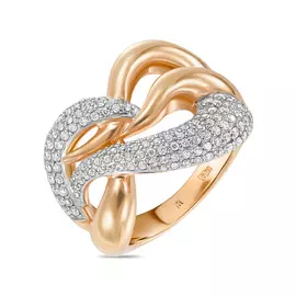 Золотое Кольцо c бриллиантами