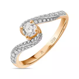 Золотое Кольцо c бриллиантами