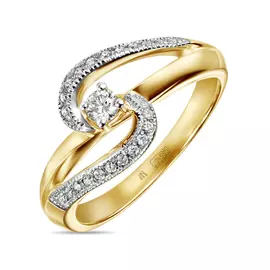 Золотое Кольцо c бриллиантами