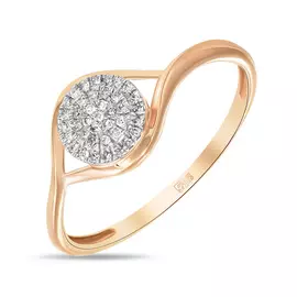 Золотое Кольцо c бриллиантами