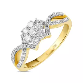 Золотое Кольцо c бриллиантами