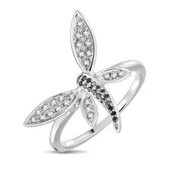 Золотое кольцо c бриллиантами