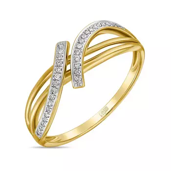 Золотое кольцо c бриллиантами