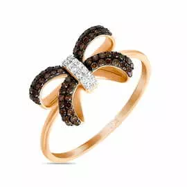 Золотое кольцо c бриллиантами