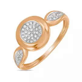 Золотое кольцо c бриллиантами