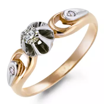 Золотое Кольцо c бриллиантами